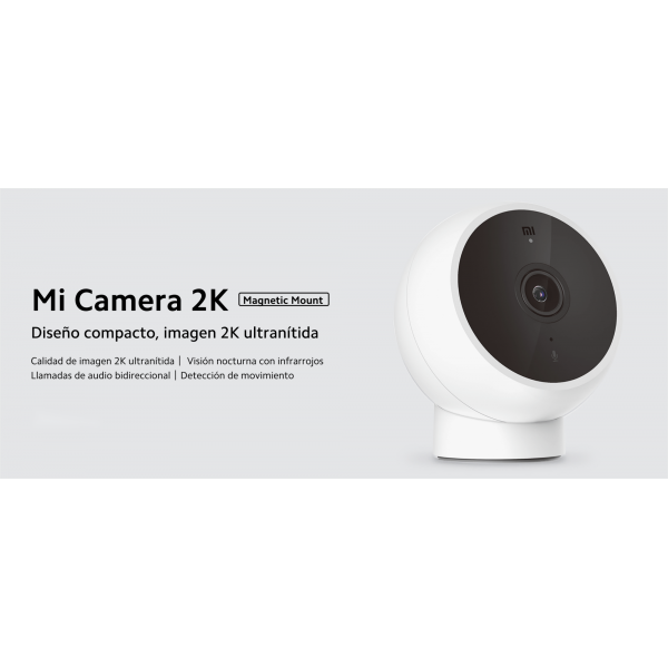 Cámara de Seguridad Xiaomi Mi Camera 2K (Magnetic Mount)