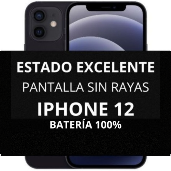 Telefono Movil REACONDICIONADO Segunda Mano / IPhone 12 / 128 GB Estado Excelente - Bateria 100%