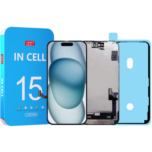 Pantalla Completa IN CELL ZY 1080P Calidad Premium Para iPhone 15