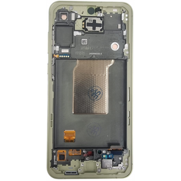 Pantalla Completa LCD Y Táctil ORIGINAL Con Marco Para Samsung Galaxy A55 5G SM-A556 - AMARILLO