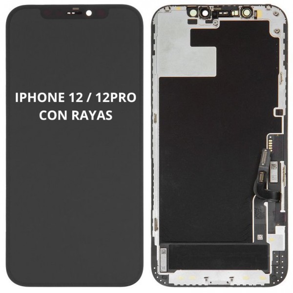 Pantalla Completa LCD Y Táctil Original Para iPhone 12 / 12 PRO Con Rayas