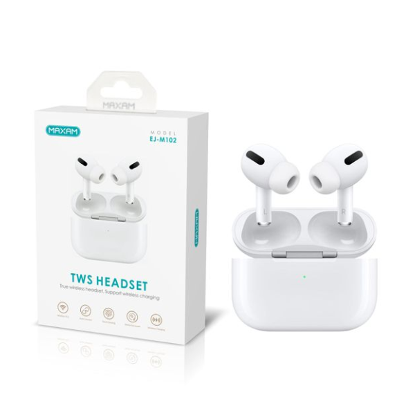 Cascos Auricular Tipo Airpods Pro Con Caja de Carga / EJ-T200i / MAXAM